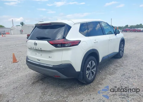2021 Nissan Rogue Sv Fwd from USA, damaged, VIN 5N1AT3BA6MC674513